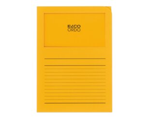 Ordo classico jaune or, fenêtre: 180 x 100 mm, 120 g/m²  Ordo Chemises de classement, Organisation et pré­sentation, Ordo classico
