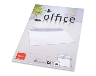 Enveloppe Office C5 sans fenêtre,  patte autocollante  Enveloppes