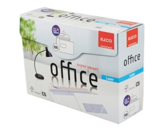 Enveloppe Office C5 fenêtre à gauche, patte autocollante  Enveloppes