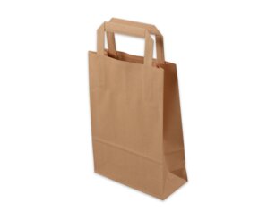 ELCO Papiertragetasche braun 18x8x26 Kleinpackung  Papiertaschen & Boxen, Tragetaschen mit Flachhenkel, Neuheiten