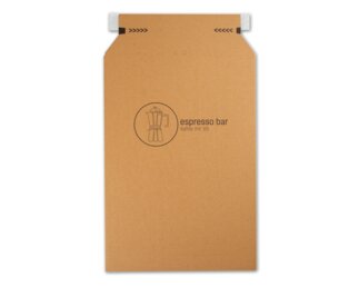 Bedruckbare Versandtasche Safe 5, braun, für B4 Verpackung & Versand