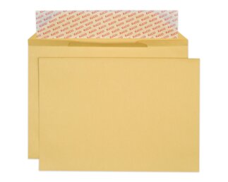 Enveloppe de papier Kraft B4 sans fenêtre,  patte autocollante  Enveloppes