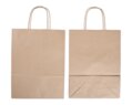 Papiertasche mit Kordel, braun, Hochformat, 22x10x29  Taschen mit gedrehter Kordel, Papiertaschen & Boxen