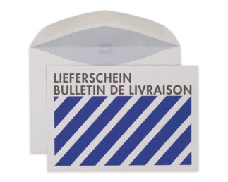 Enveloppe Bulletin de livraison et facture C6 sans fenêtre, patte gommée  Enveloppes