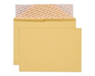 Enveloppe de papier Kraft B5 sans fenêtre,  patte autocollante  Enveloppes