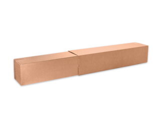 ELCO Tele, brun, 100 x 100 x 950 mm Emballage et expédition