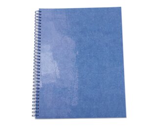 Collegeblock blau, A4 80 Blatt hochweiss, 5mm kariert  Blöcke, Hefte & Papier