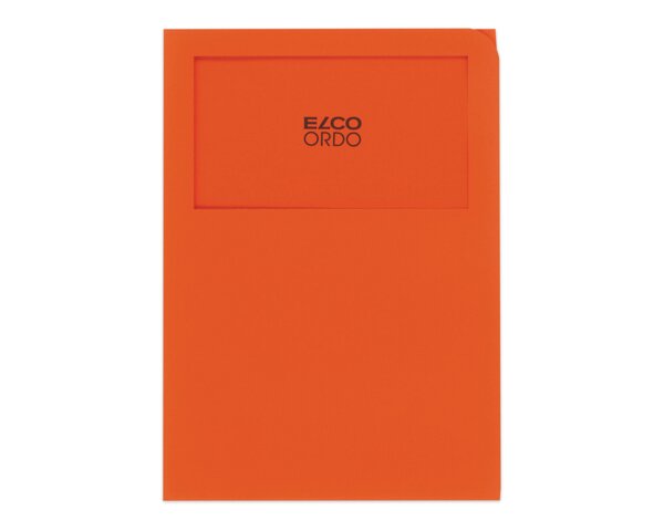 Ordo classico, orange, Fenster 180 x 100 mm, 120 g/m²  Ordo Organisations­mappen, Organisieren & Präsentieren, Ordo classico