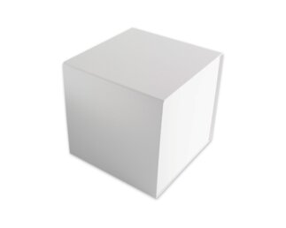 Boîte magnétique, Cubox, blanc, 22 x 22 x 22 cm Sacs en papier et  boîtes