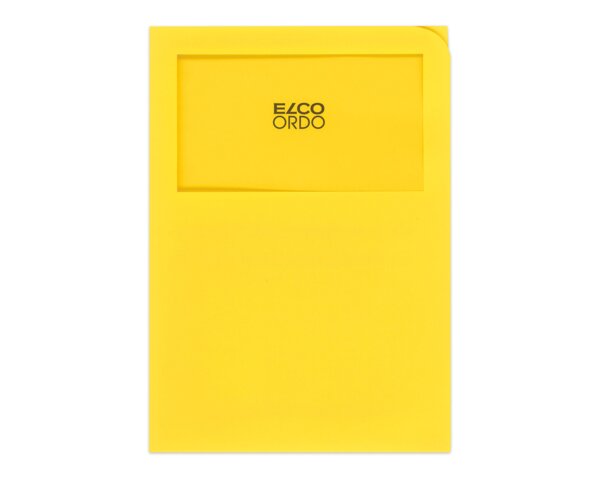 Ordo classico jaune intense, fenêtre: 180 x 100 mm, 120 g/m²  Ordo Chemises de classement, Organisation et pré­sentation, Ordo classico
