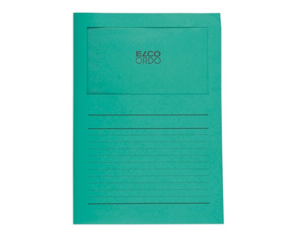 Ordo classico smaragdgrün, liniert, Fenster 180 x 100 mm  Ordo Organisations­mappen, Organisieren & Präsentieren, Ordo classico