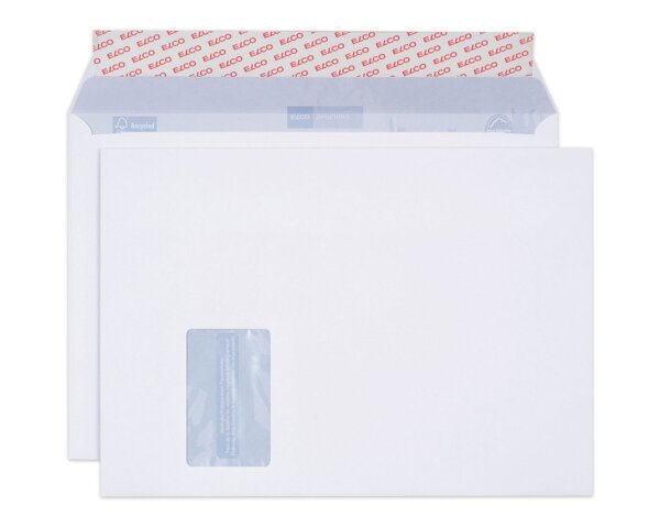 Enveloppe Proclima C4 fenêtre à gauche, patte autocollante Enveloppes durablées, Enveloppes, Enveloppes avec fenêtre, Marques d'­enveloppes Elco, Proclima