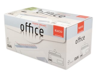 Enveloppe Office C5/6 fenêtre à droite, patte autocollante  Enveloppes