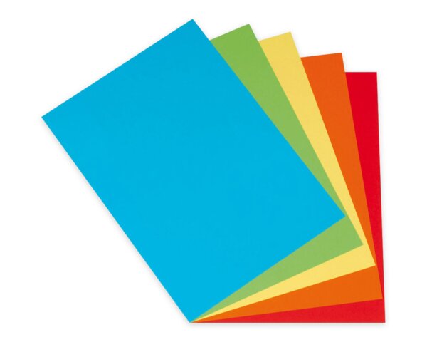 Papier à écrire Color au format Mix A4, assorti, 200 feuilles  Papier à lettre, Blocs, carnets et papier à écrire