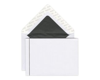 Enveloppe Enveloppe funéraire C6 sans fenêtre,  patte autocollante  Enveloppes