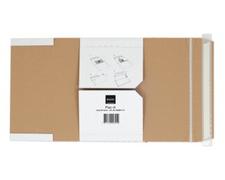 Emballages d’expédition easy, pour format A5, blanc,  patte autocollante, 109 g Emballage et expédition