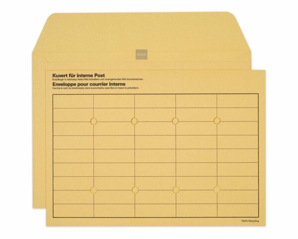 Enveloppe poste interne C4, brun, carton à 250 pièces  Enveloppes en papier kraft, Enveloppes, Enveloppes sans fenêtre, Enveloppes spécifiques