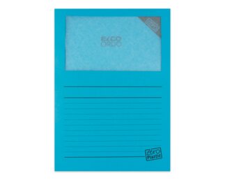 ELCO Ordo zero, intensivblau, Zero plastic, mit Sichtfenster  Organisieren & Präsentieren