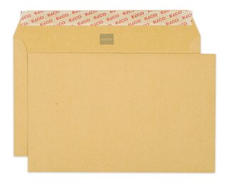 Enveloppe Kraft brun C5 sans fenêtre,  patte autocollante  Enveloppes