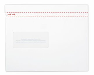 Quick Vitro papier C5/6, sans impression, fenêtre à gauche Enveloppes