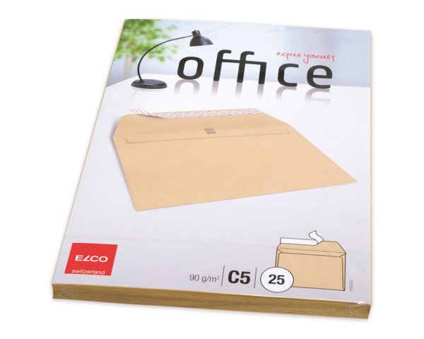 Enveloppe Office C5 sans fenêtre,  patte autocollante  Enveloppes pour im­primantes laser, Enveloppes, Enveloppes sans fenêtre, Marques d'­enveloppes Elco, Office