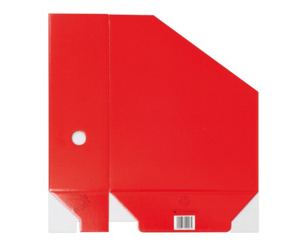 Zeitschriftenbox / Archiv-Stehsammler, rot. 50 Stk. Karton Stehsammler, Ordnen & Archivieren