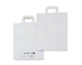 Sac en papier blanc ELCO Premium  Sacs en papier et  boîtes, Sacs à poignées plates