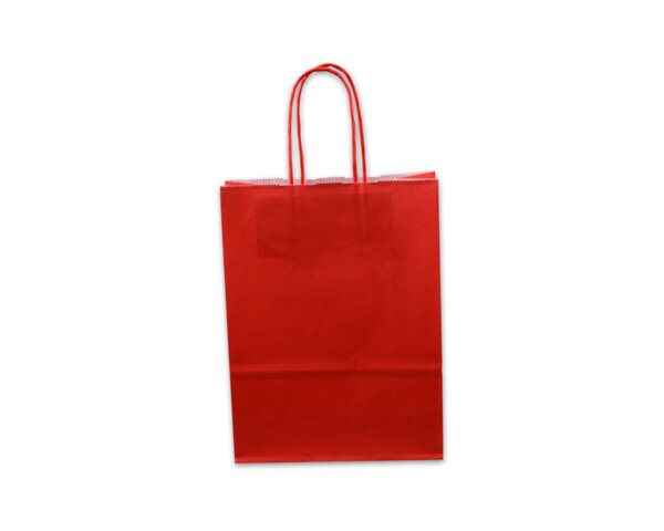 Sac en papier rouge Sacs color, Sacs en papier et  boîtes
