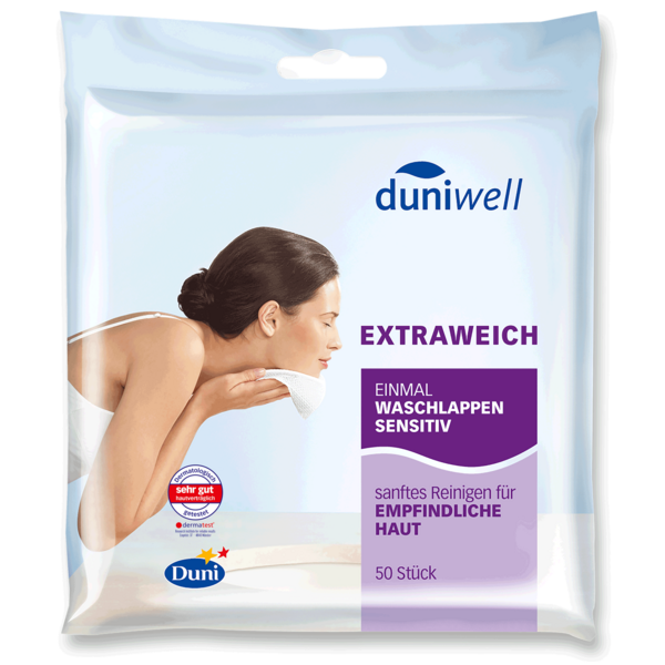 Einmal-Waschlappen sensitiv Waschlappen, Hygienepapiere, Hygiene