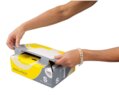 Boîte d’envoi Elco-Box S, fermeture par pattes rentrantes, jaune / gris, 99 g, FSC Boîtes d'­expédition, Emballage et expédition