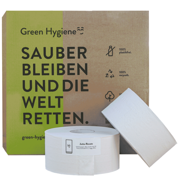 Green Hygiene Jumborollen Jutta-Renata - Nachhaltiges & ökologisches Toilettenpapier Jutta-Renate online kaufen Hygienepapiere, Hygiene