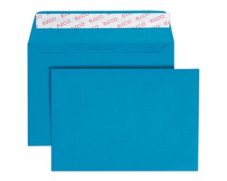 Couvert Color C6 königsblau ohne Fenster, haftklebend  Couverts