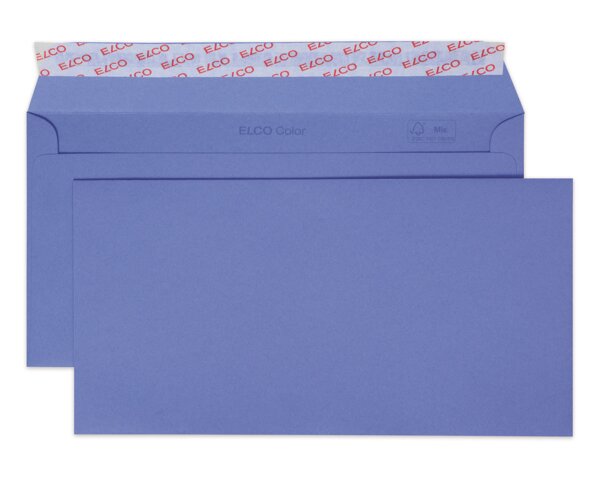 Couvert Color C5/6 violett ohne Fenster, haftklebend  Farbige Couverts, Couverts, Couverts ohne Fenster, Elco Couvert-Marken, Color