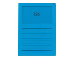 Ordo classico bleu intense, fenêtre: 180 x 100 mm, 120 g/m²  Ordo Chemises de classement, Organisation et pré­sentation, Ordo classico