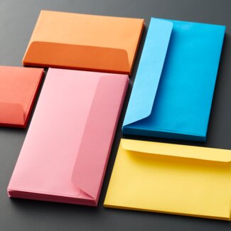 Enveloppes de couleur