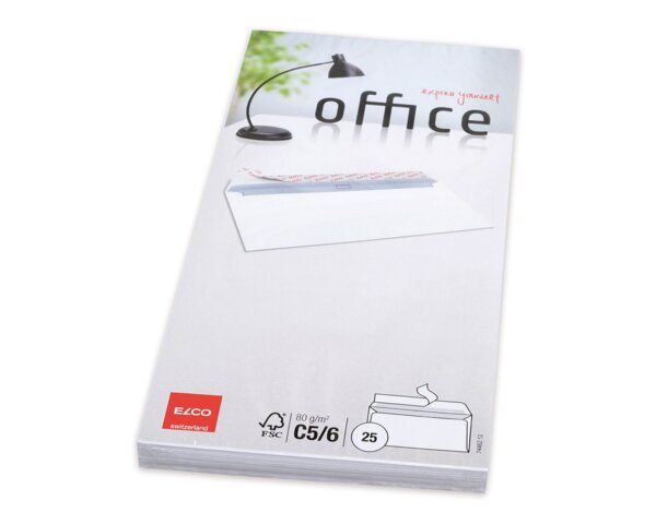 Enveloppe Office C5/6 sans fenêtre,  patte autocollante  Enveloppes pour im­primantes laser, Enveloppes, Enveloppes sans fenêtre, Marques d'­enveloppes Elco, Office