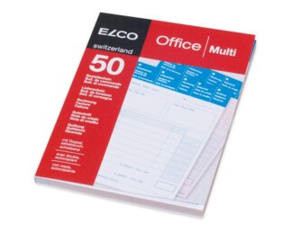 Bloc autocopiant "Multifonction" Office au format A6, réglure spéciale, 50 feuilles  Blocs, carnets et papier à écrire