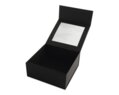 Magnetic Geschenkbox mit Fenster, Recyclingkarton, schwarz Edle Karton- und Geschenk­boxen, Papiertaschen & Boxen