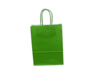 Papiertragetasche grün Tragetaschen color, Papiertaschen & Boxen