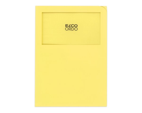 Ordo classico jaune, fenêtre: 180 x 100 mm, 120 g/m²  Ordo Chemises de classement, Organisation et pré­sentation, Ordo classico